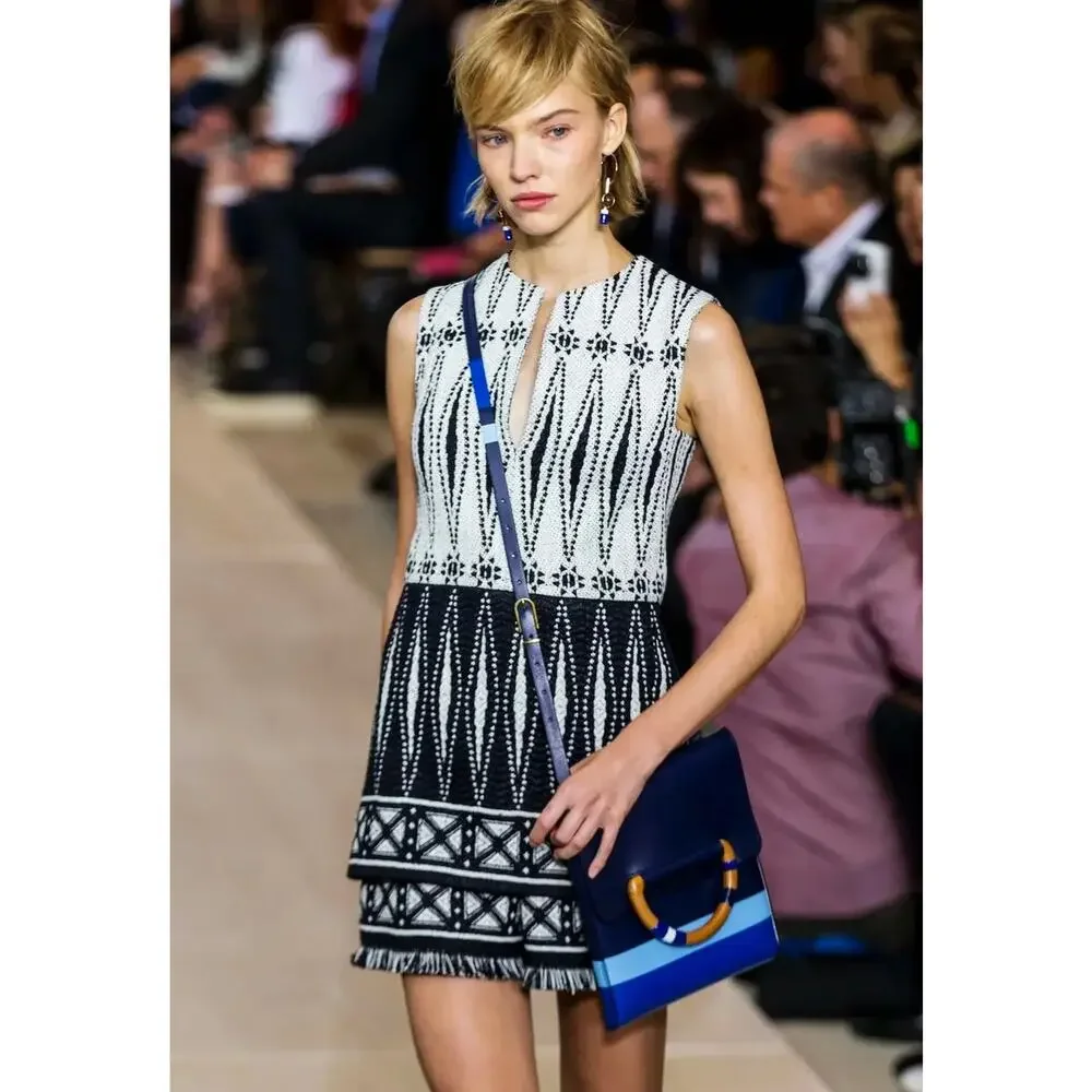 Tory Burch Savora‎ Woven Mini Dress | Spring 2015 Runway | Size 0